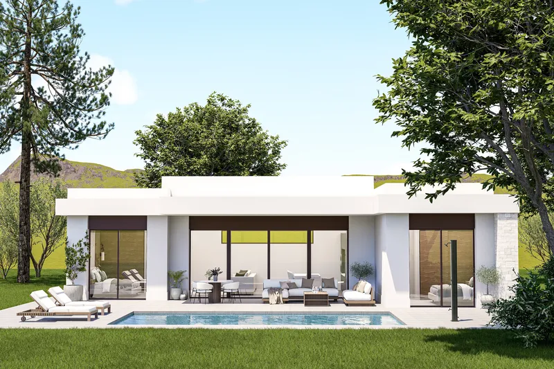 Villa on a countryside plot from 10,000 m²
