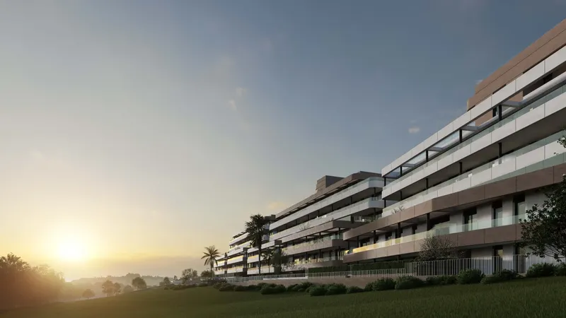 Апартаменты на поле Estepona Golf с видом на море