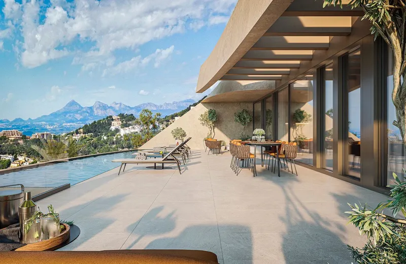 Villa con Vistas Panorámicas al Mar en Altea Hills